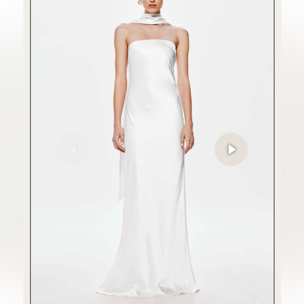 Misha Collection lilia satin maxi dress